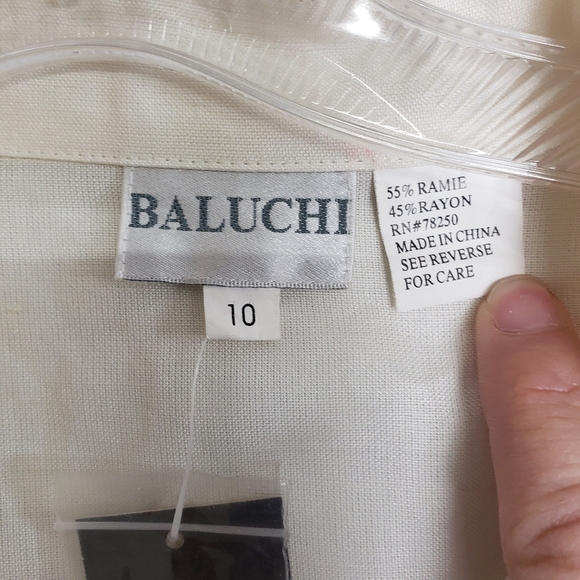 Baluchi Womans Top Pink embroidery/Sequins Size 10 - Picture 6 of 9